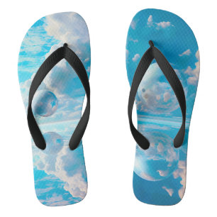 Chanclas Paisaje surrealista de cielo soñador