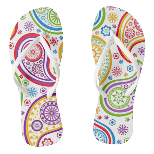 Chanclas Paisley Heaven Flip Flops (Plantilla)