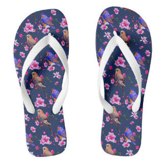Chanclas Pájaros y flores rompen