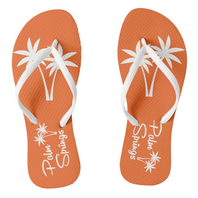 Chanclas Palm Springs Mid Century Flip Flops modernos (Plantilla)