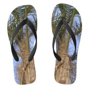 Chanclas Palm Trees Blue Sky Flip Flops