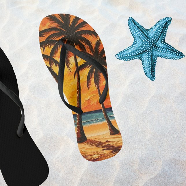 Chanclas Palm Trees Sunset (Subido por el creador)