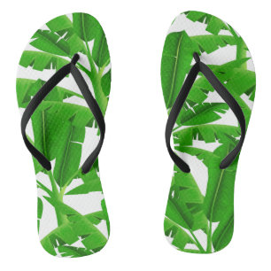 Chanclas Palmeras tropicales verdes