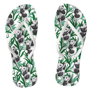 Chanclas Panda cubs on