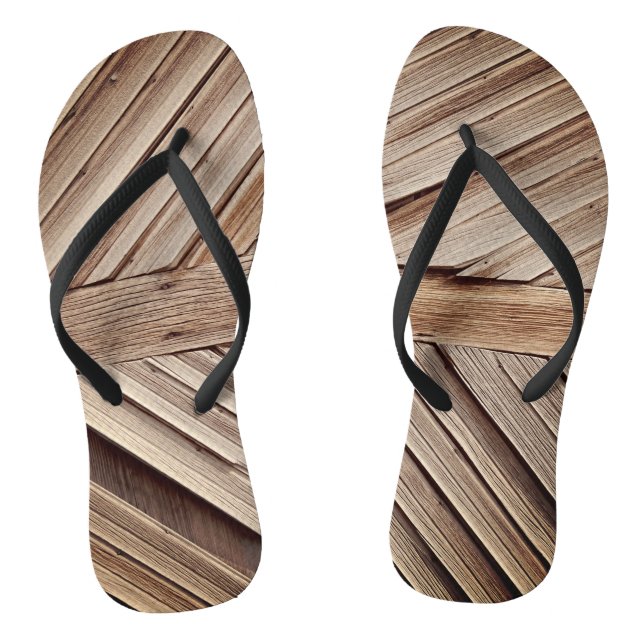 Chanclas Paneles de madera (Plantilla)