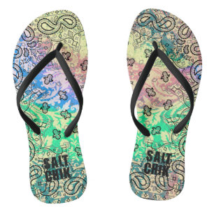 Chanclas Pañuelo Colorido de Verano Paisley Salt Chik