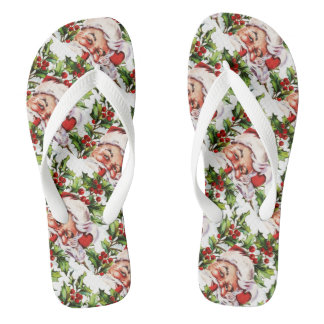 Chanclas Papá de Santa Cláusula Navidad