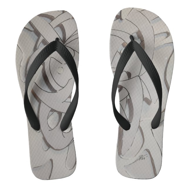 Chanclas papel 3D (Plantilla)