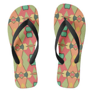 Chanclas papeletas para adultos de impresión africana