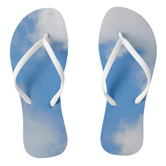 Chanclas Par de Flip Flops CLOUDS ART Y DISEÑO (Plantilla)