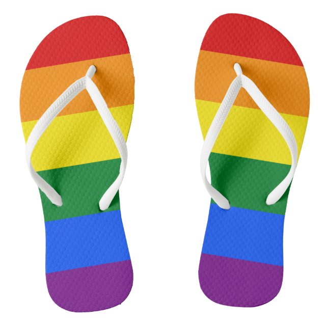 Chanclas para hombre - Colores del Orgullo (Plantilla)