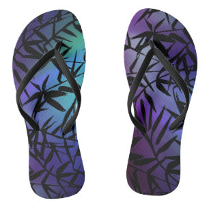 Chanclas para hombres con cielo oscuro y frondoso