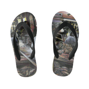 Chanclas Para Niños Acuática, aunque besada con el Viento del Desierto