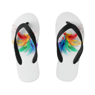 Chanclas Para Niños Alas del arco iris fluidas