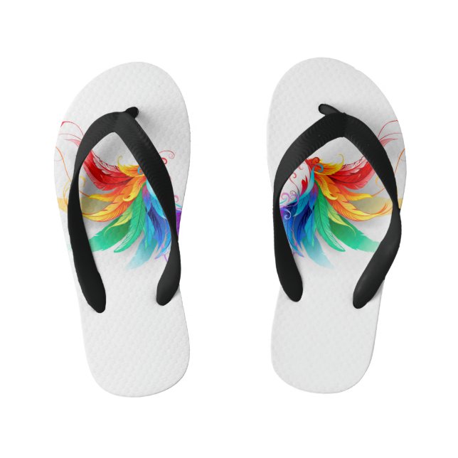 Chanclas Para Niños Alas del arco iris fluidas (Plantilla)