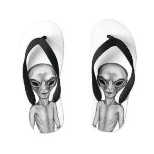 Chanclas Para Niños Alienígena Gris, Quiero creer