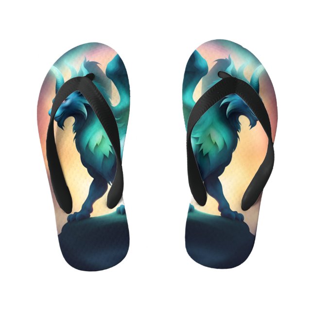 Chanclas Para Niños animal místico (Plantilla)