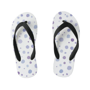 Chanclas Para Niños Arte de puntos con pinceladas orgánicas y adorable
