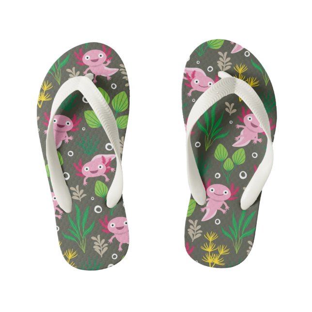 Chanclas Para Niños Axolotl Kid's Flip Flops (Plantilla)