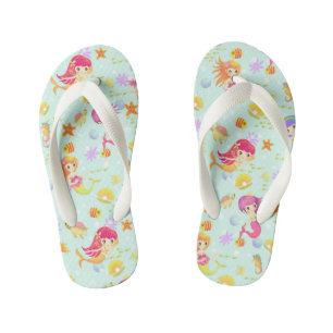 Chanclas Para Niños Azul de Mermaid