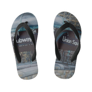 Chanclas Para Niños Azules Subterráneos