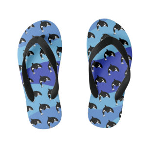 Chanclas Para Niños Ballena asesina de Orca