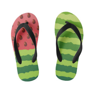Chanclas Para Niños Bandera de la sandía