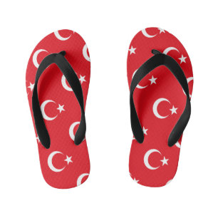 Chanclas Para Niños Bandera de Turquía