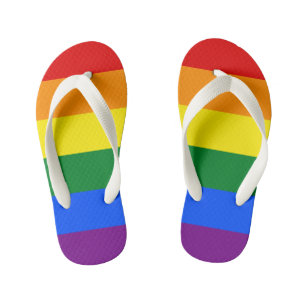 Chanclas Para Niños Bandera del orgullo gay arcoiris LGBT