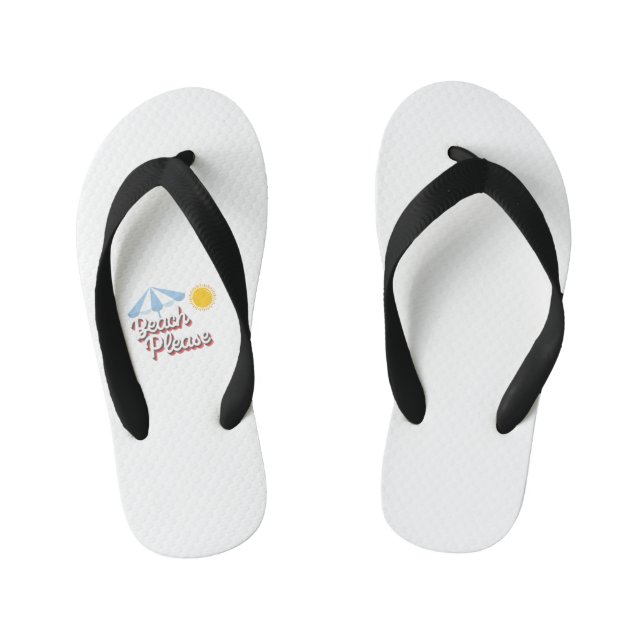 Chanclas para niños Beach please (Plantilla)