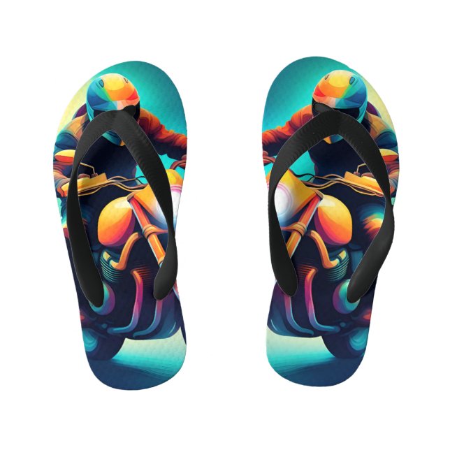 Chanclas Para Niños bicicleta (Plantilla)