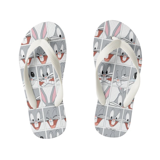 Chanclas Para Niños Bloques de expresiones BUGS BUNNY™ (Plantilla)