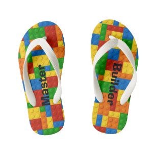 Chanclas Para Niños Bloques de niños de Master Builder - Flip Flops