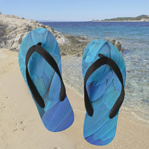 Chanclas Para Niños Blue feathers