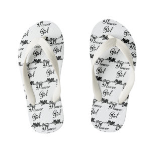 Chanclas Para Niños Boda Chica Flower Classic