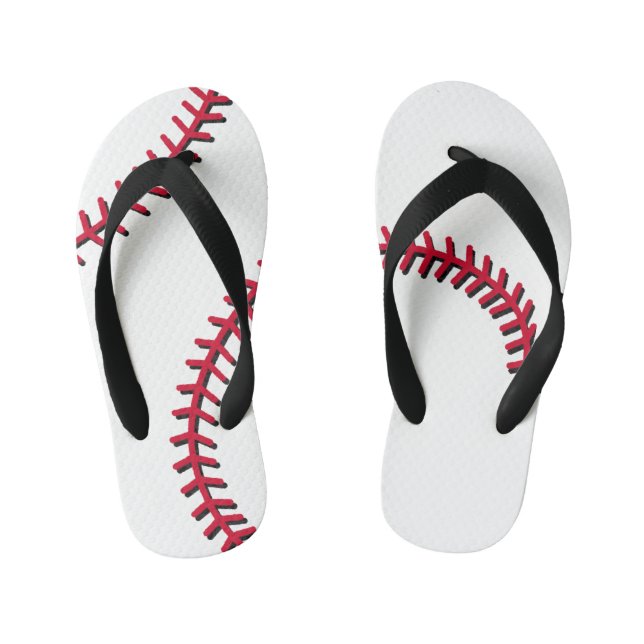 Chanclas Para Niños Bola de béisbol (Plantilla)