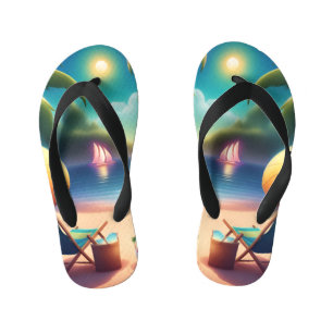 Chanclas Para Niños bonita playa