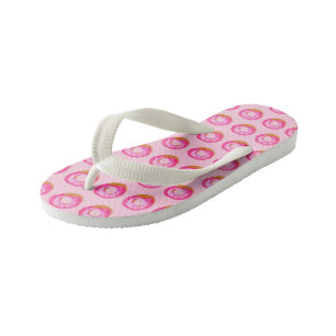 Chanclas Para Niños Bonito Rosa Donut