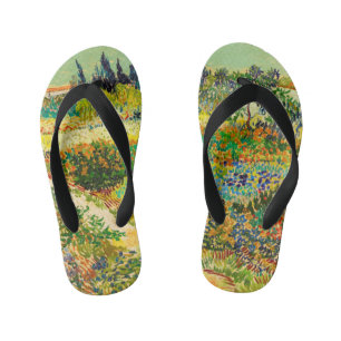 Chanclas Para Niños Botón del jardín de Vincent Van Gogh en Arles