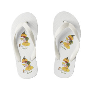 Chanclas Para Niños Buttercup Cute Flor Niña Vintage