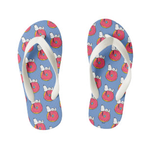 Chanclas Para Niños Cacahuetes   Donut rosado Snoopy