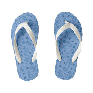 Chanclas Para Niños Cacahuetes   Modelo de astronauta espacial azul Sn