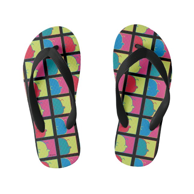 Chanclas Para Niños Cacahuetes | Modern Pop Art Charlie Brown (Plantilla)