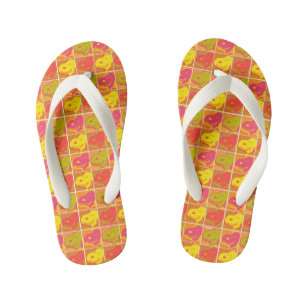 Chanclas Para Niños Cacahuetes   Patrón de arte pop Snoopy