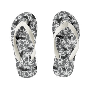 Chanclas Para Niños Calaveras decorativas de Halloween