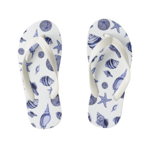 Chanclas Para Niños Camaradas azules y blancas 