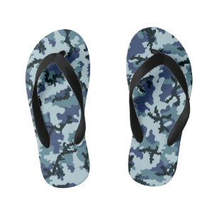 Chanclas Para Niños Camuflaje naval
