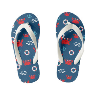 Chanclas Para Niños Cangrejo con vida