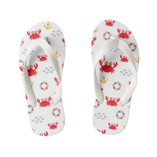 Chanclas Para Niños Cangrejo con vida