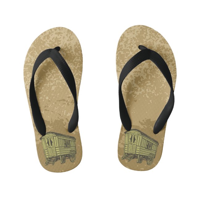 Chanclas Para Niños Caravana gitana (Plantilla)